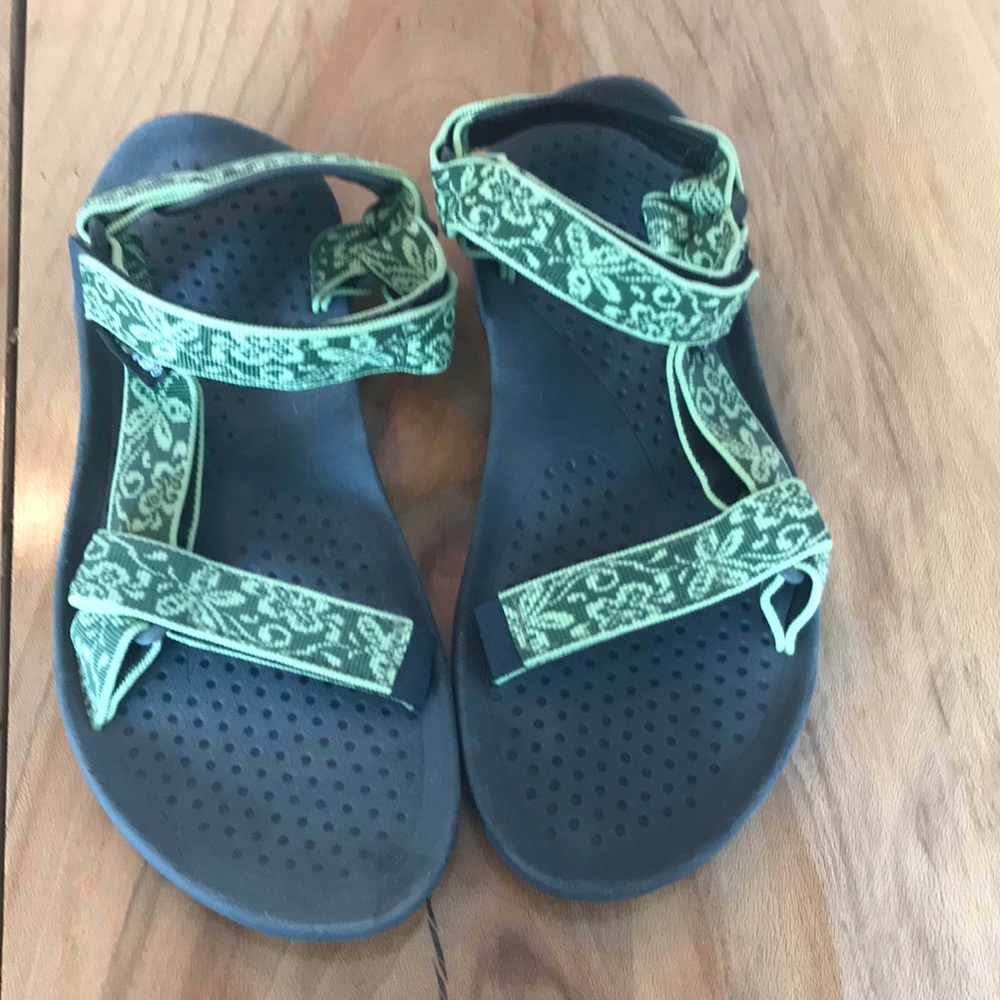 Teva sandals.